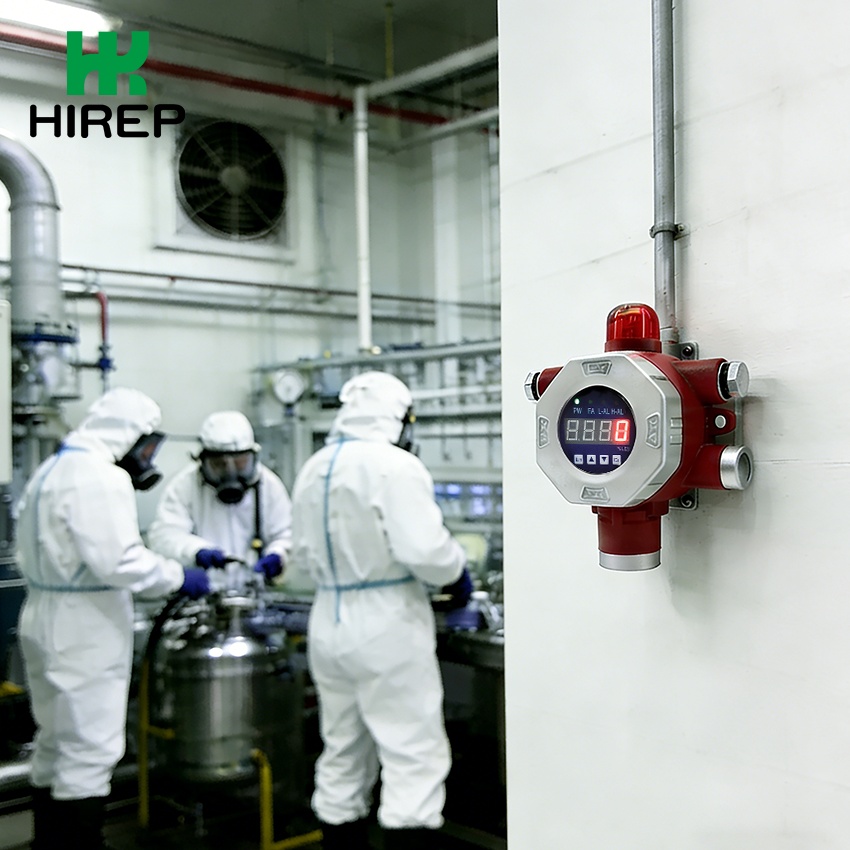 Fixed-Infrared-Combustible-Gas-Detector-HRP-T1000-C-Real-shot