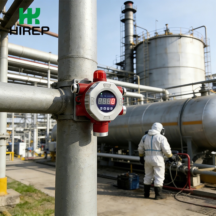 Fixed-Infrared-Combustible-Gas-Detector-HRP-T1000-C-Real-shot