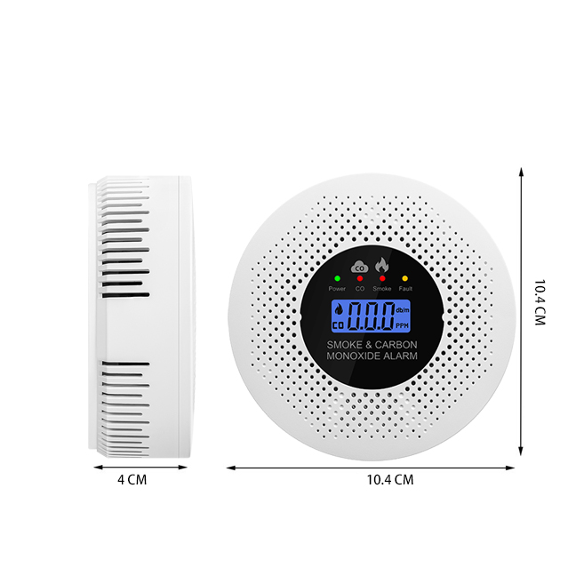 Home-Gas -Alarm-Smoke-CO-HRP-SC10-Dimension-drawing