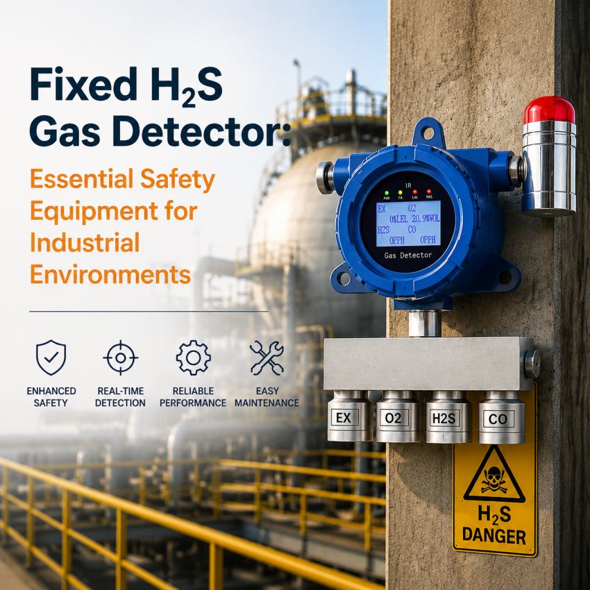 Fixed H₂S Gas Detector: Essential Safety Equipment for Industrial Environments