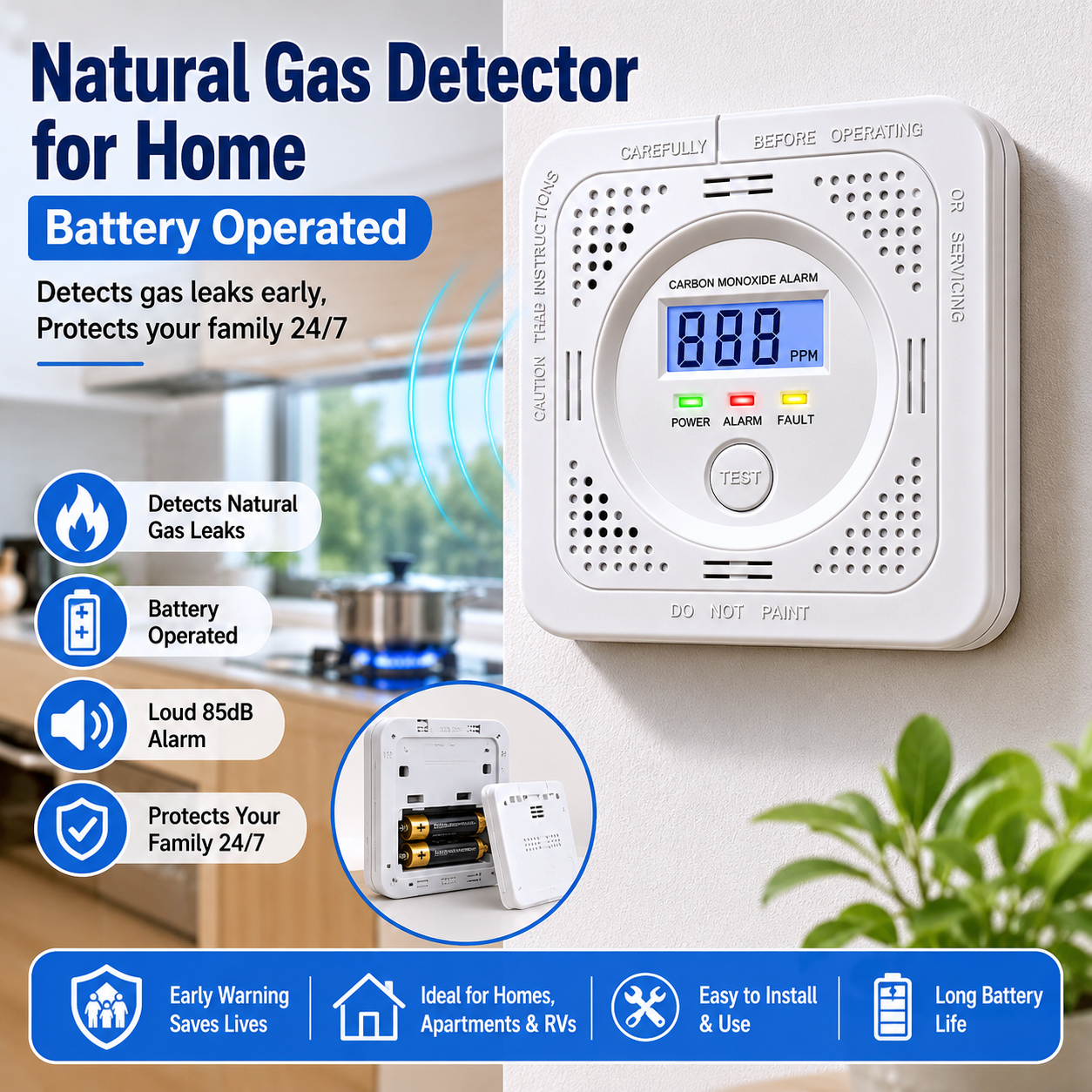 Natural Gas Detector for Home Battery Operated: A Complete Safety Guide