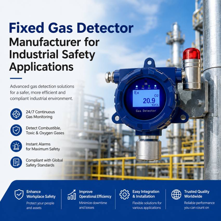 Fixed-gas-detector-manufacturer