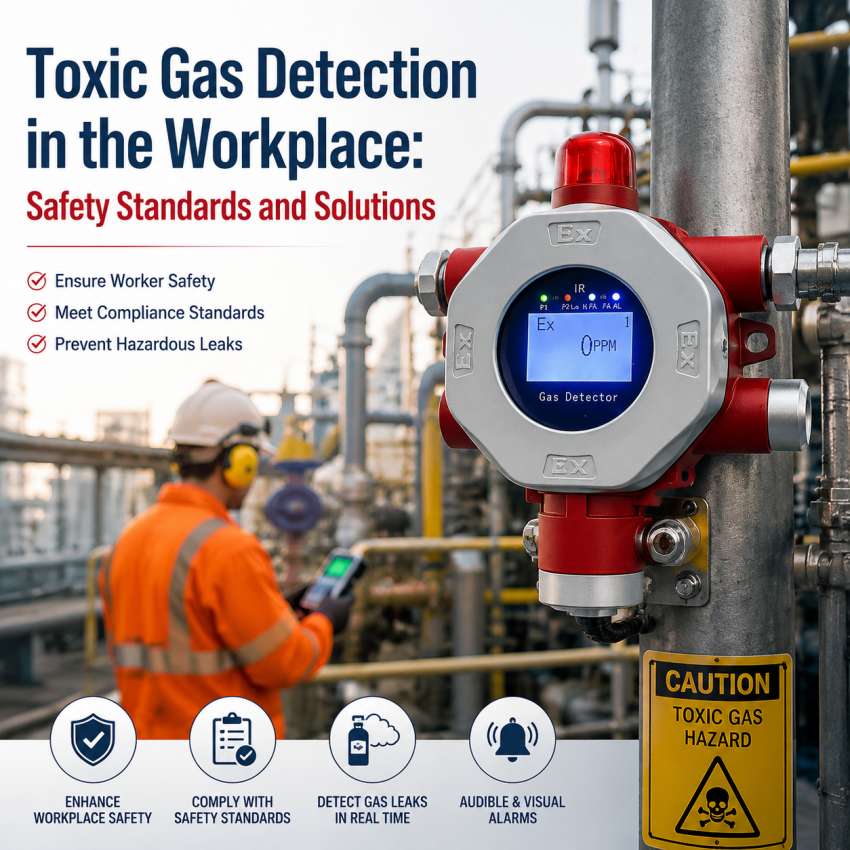 Toxic Gas Detection in the Workplace: Safety Standards and Solutions