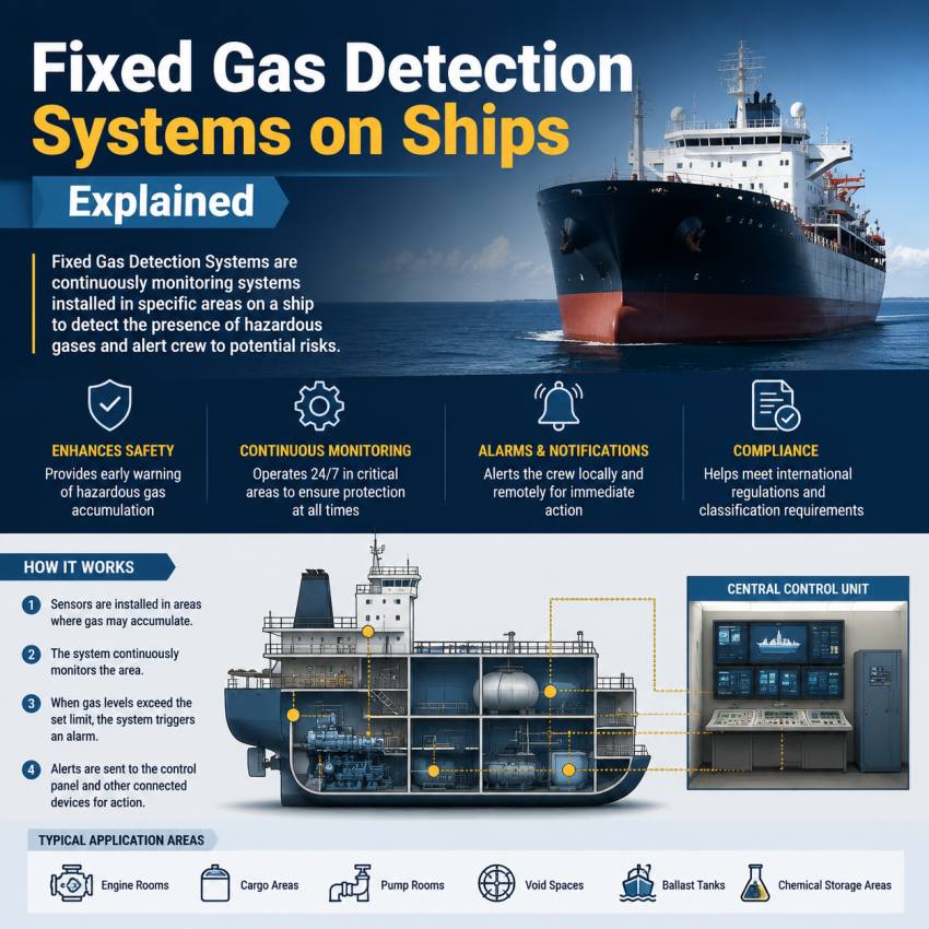 Fixed Gas Detection Systems on Ships Explained