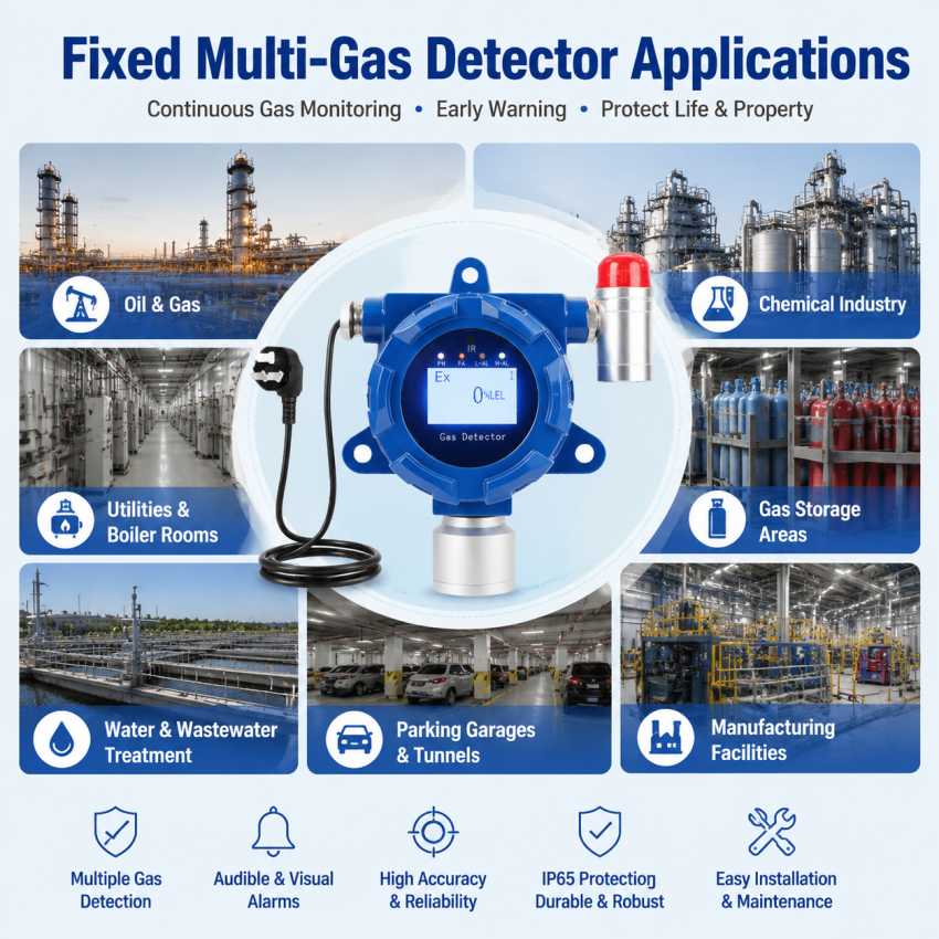 Fixed Multi-Gas Detector Applications