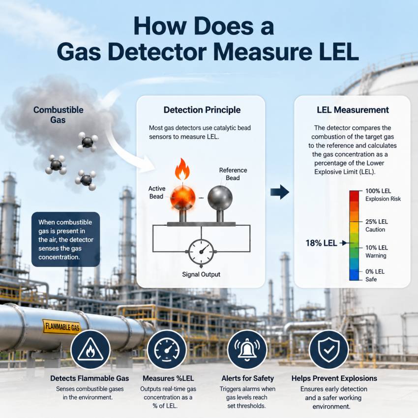 How Does a Gas Detector Measure LEL? Complete Guide to %LEL Gas Detection