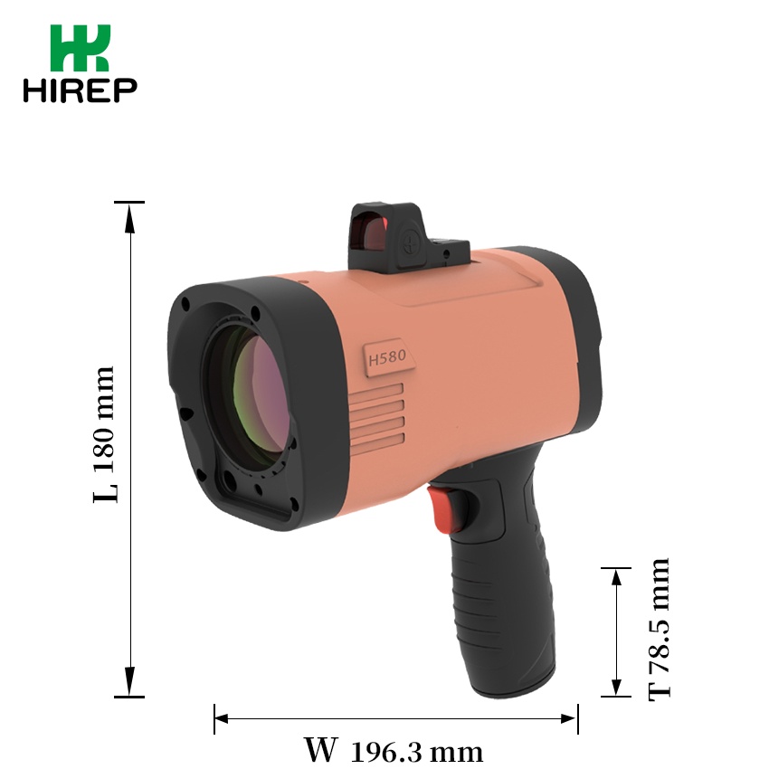 HRP-580 Gun-Type Laser Telemetry Meter – Long-Range Laser Distance Meter