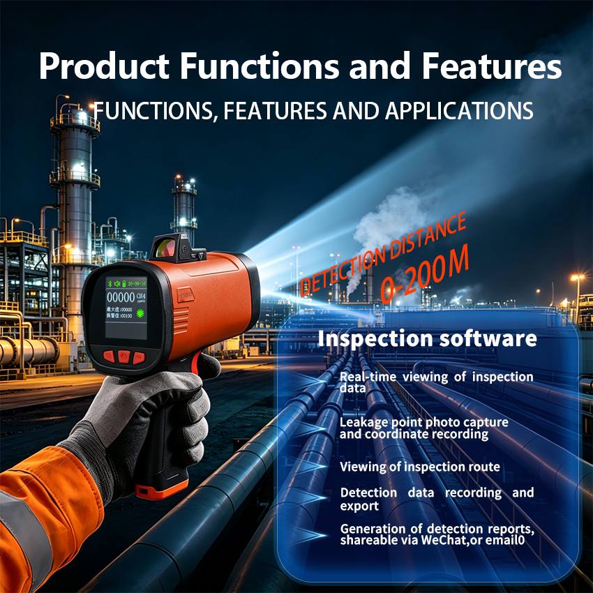 HRP-580 Gun-Type Laser Telemetry Meter – Long-Range Laser Distance Meter-3