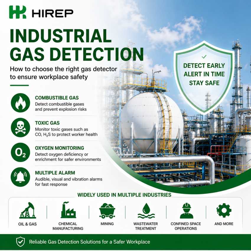 Industrial gas detection how to choose the right gas detector to ensure workplace safety