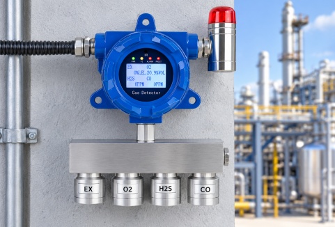 Fixed 4-in-1 Gas Detector Sensitivity Adjustment and Calibration Guide