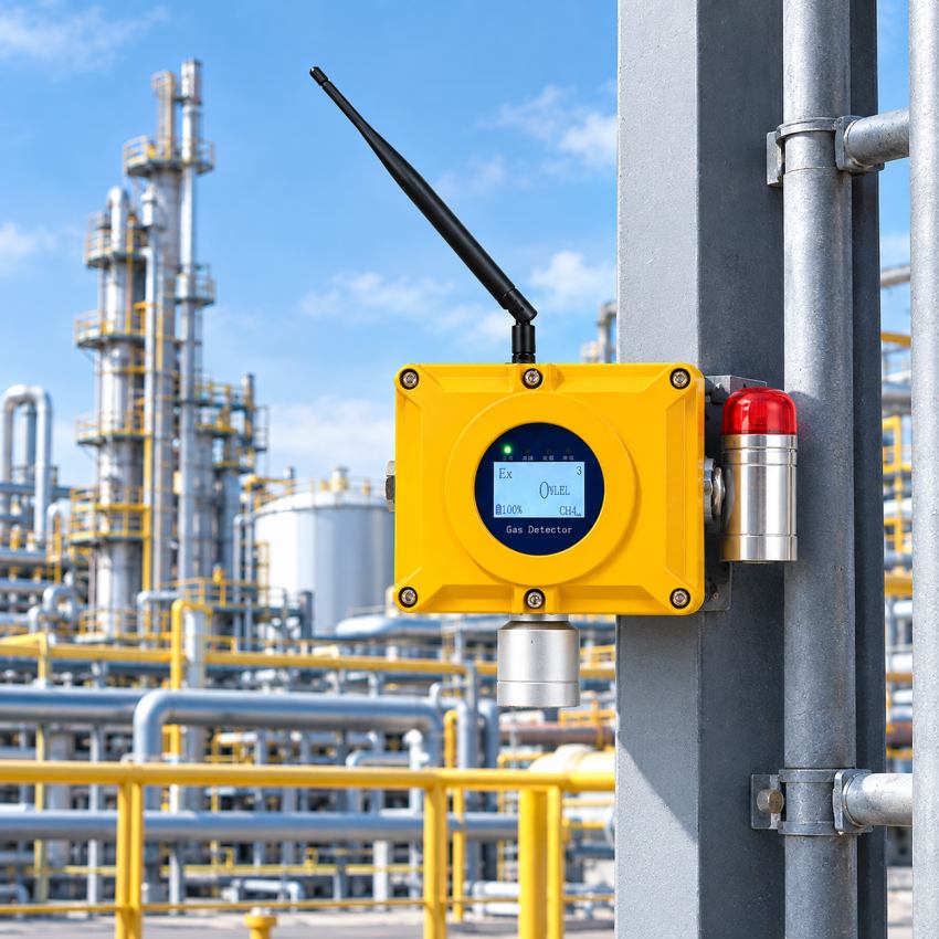 Magnetic fixed gas detector sensitivity setting